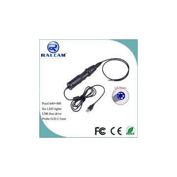 IP67 waterproof 0.3 mega pixel usb borescope endoscope inspection snake camera