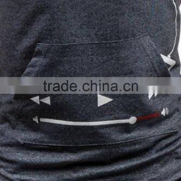 2016 Summer Hip Hop 3d Earphone Custom Fitness Hoodie Printing Free Sample photo-3