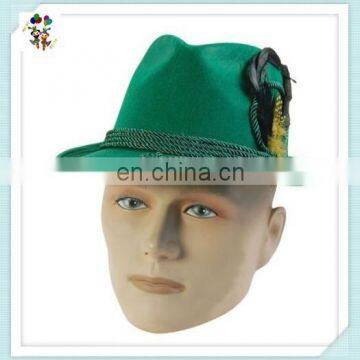 Oktoberfest Beer Festival Tyrolean Bavarian German Green Felt Hats HPC-0250