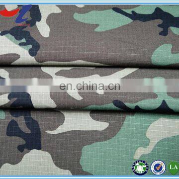 camo printed antistatic water and oil resistant fireproof fabric