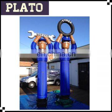 Inflatable Sky Guy Mechanic Tyre Men Air Dancer for sale