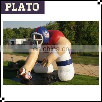 Giant inflatable american footabll player for outdoor advertising