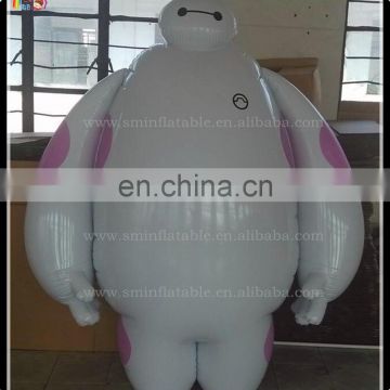 hot selling pvc airtight inflatable baymax mascot for advertising