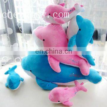 fashion soft plush sea animal toys ,plush dolphin toys