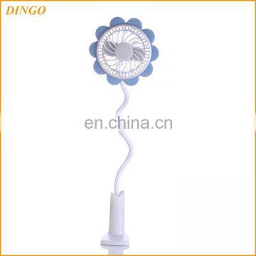2016 Fashion Super big wind rechargeable Clip USB Mini Fan