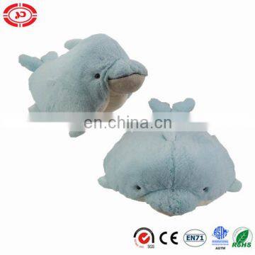 Blue ocean dolphin fat cute animal shape pillow soft comfotable cushion