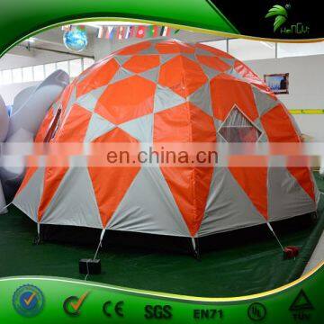 Hongyi Large Luxury Camping Tent, Round Dome Canvas Camping Tents For Sale