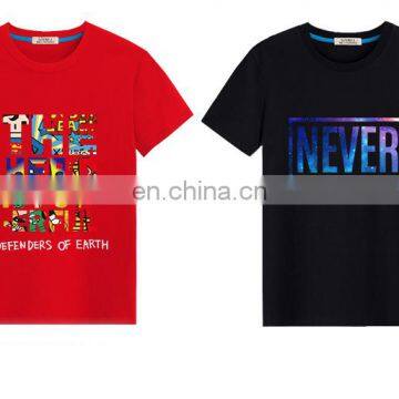 Custom Printing T Shirts 180g Cotton Short Sleeve Style T-shirt European Size Tshirts photo-2