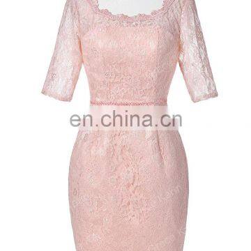 Grace Karin 2016 Formal Occasion Elegant Half Sleeve Lace Mother Of The Bride Dress +Free Jacket GK000055-1 photo-5