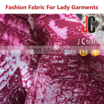 JC-B980 Hot Sale China Supplier Jacquard 100% Viscose Rayon Voil Print Fabric photo-4