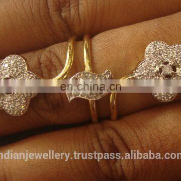 Cubic Zirconia Bridal Rings Manufacturer, Cubic Zirconia Wedding Ring Exporter photo-3