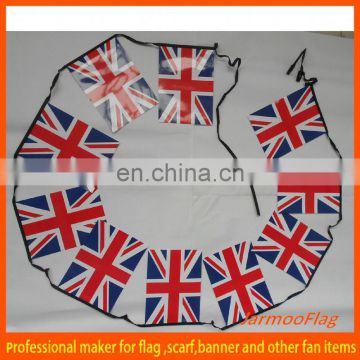 cheap UK paper bunting banner