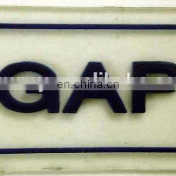 2017 Custom Soft Rubber Badge Silicone Patch Logo Silicone Patch Rubber Label photo-2