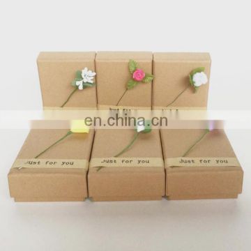 Custom kraft paper box gift packaging box for valentine's day