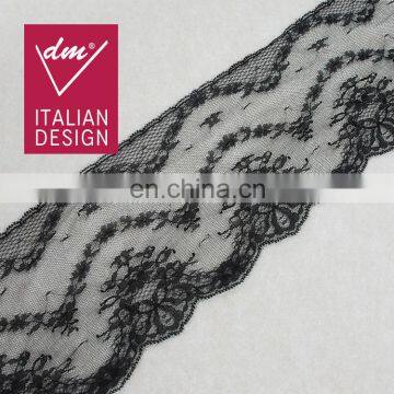 Embroidery elegant width 13.5cm lace for ladies dress