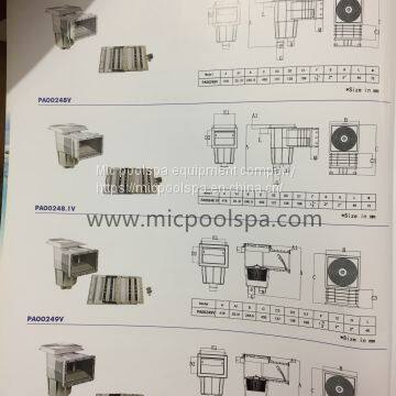 Round PVC Main Drain, Pool Drain, Pool Accessories, photo-3