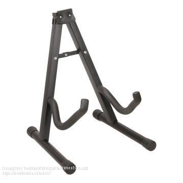 Iron + Plastic+ Sponge Professional Portable Electric Guitar Foot Stand