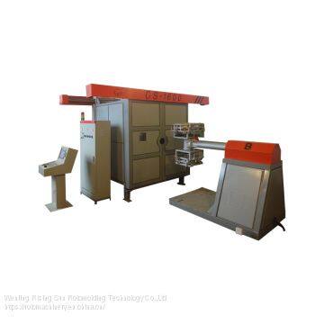 New Design Big Hollow Plastic Parts Making Shuttle Rotomolding Machine for Sale photo-5