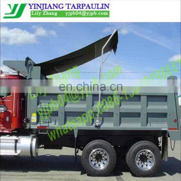 complete flip electric tarping dump truck tarp system