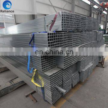 Construction Material Square and Rectangular Steel Pipe Hot Dipped Galvanized