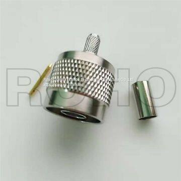 Male Crimp RF Coaxial N Plug Connector for Rg213 Cable