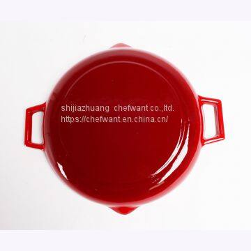 Cast Iron Cookware /Enamel Cast Iron Round Non-stick Grill Griddle Cooking Pan photo-2