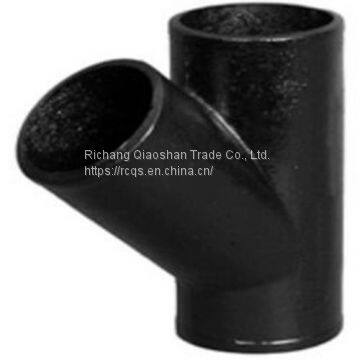 No-Hub Cast Iron Fittings Wye