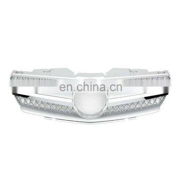 Silver Grille Grill Fit 03-07 For Mercedes Benz R230 SL-Class SL500 SL600