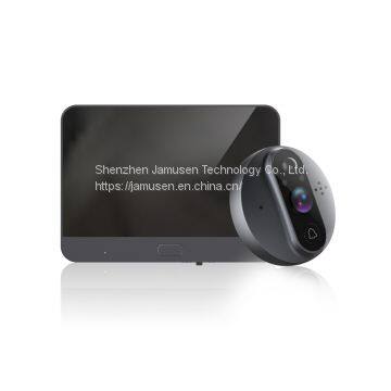 Wifi 4.3 HD LCD Digital Video Peephole Security Smart Doorbell Infrared Camera photo-2