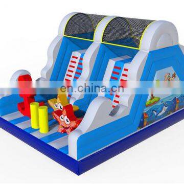 2020 Outdoor Ocean Theme Giant Inflatable Course With Ocean Ball Pool for Kids photo-5