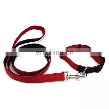 High quality simple and practical waterproof material dog leash and collar set