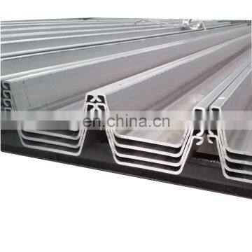 Prime Hot Sale Type 2 3 4 Size Hot Rolled U Steel Sheet Piles For Construction