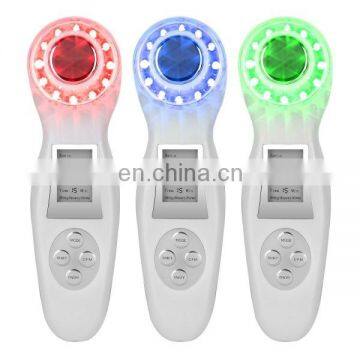 Palm-sized Electric Personal Skin  Lifting Equipment Beauty Options Ultrasonic Facial Machine