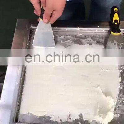 Compressor R404A Refrigerant Flat Pan Fry Ice Cream Roll Machine