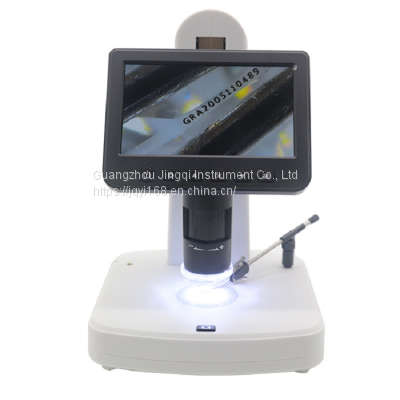 Multi-function LCD digital microscope, diamond waist size mirror