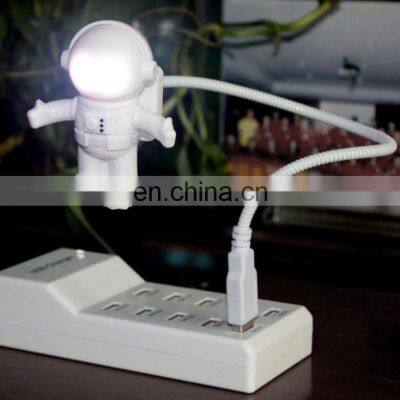 Gift 2020 Flexible Gooseneck Astronaut Night Light Portable USB LED Lamp With Helmet Switch photo-5