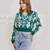 ZXX-21036 Ladies Sweater Pullovers Crop Top