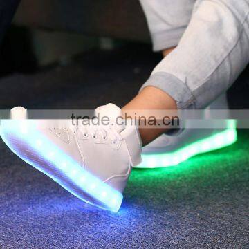 Shenzhen CUBE 2016 latest led shoes kids shone/shoes with lights for kids/light up shoes for men