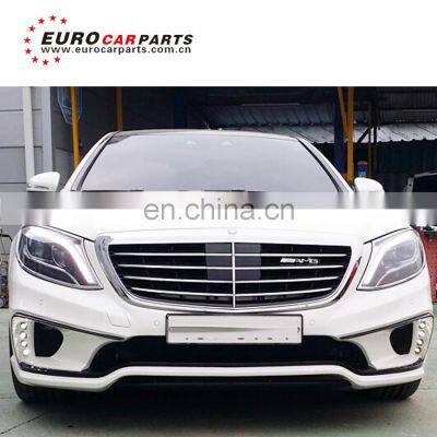 S CLASS W222  S320 S400 S500 body kit for W222  S320 S400 S500 to WD style with bumpers fenders 14~16y , FRP material