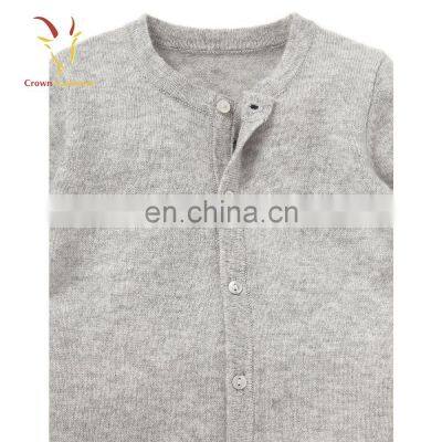 Baby Boy Cashmere Cardigan Sweater Plain Kids Cardigan photo-2
