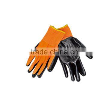 Popular Nitrile Gloves Blue Color Dipped Nitrile Gloves LG055 photo-3