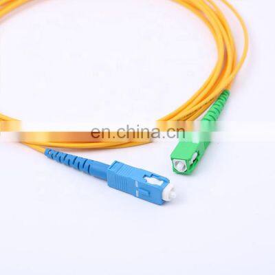 SC Fiber Patch cord  Simplex  SM 9/125um G.652D  LSZH Jacket 3M  Fiber Patchcord With SC Fiber Optic Connector