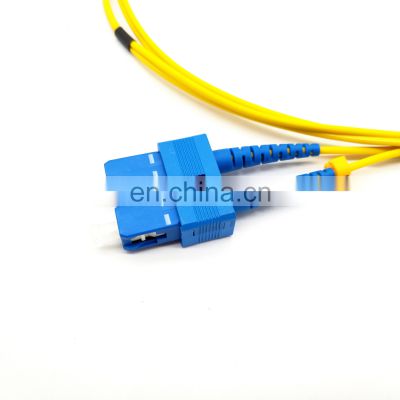 Excellent SC Duplex  50/125 62.5/125 Fiber Optic Patch Cord single mode 2mm sc/upc fiber optic patch cord