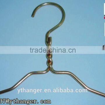 MH-YT-004 Electroplate Purple Bronze Colored Wire Metal Hanger photo-2
