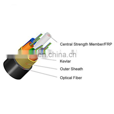 fiber optic cable supplier Outdoor Self-supporting ADSS 48 core g652d 100M span