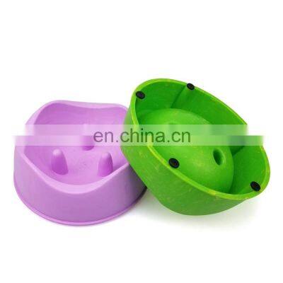 slow feeding dog bowl eco-friendly material preventing chocking