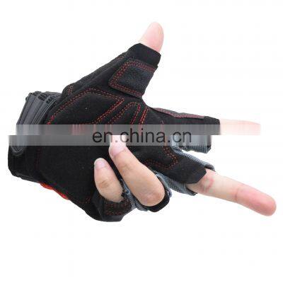 HANDLANDY Durable Driving Logo Night Light Fish Cleaning Fingerless Neoprene Custom Fishing Gloves photo-4