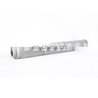 304 316L Stainless steel pleated sintered fibre felt cartridge