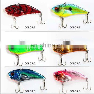 6.1cm 16g 8 Colors Saltwater Mandarin Fish Bait With Treble Hook and Strong Bicyclic Ring Bionic VIB Bait Fishing photo-5