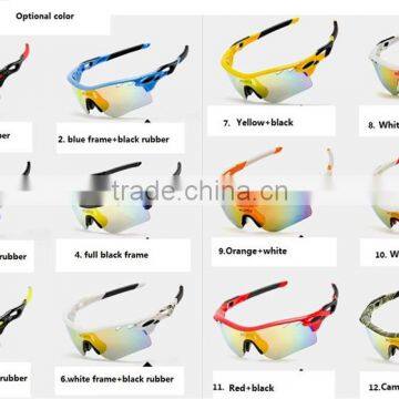 China Hot Sun Glasses Colorful Lens Anti-slip Fashion Volleyball Sports Sunglasses photo-2